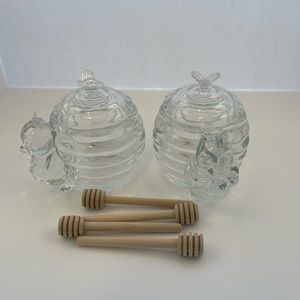 NIB Bekith 2 pack crystal honeypots